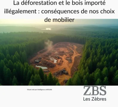La déforestation et le bois importé illégalement - conséquences de nos choix de mobilier