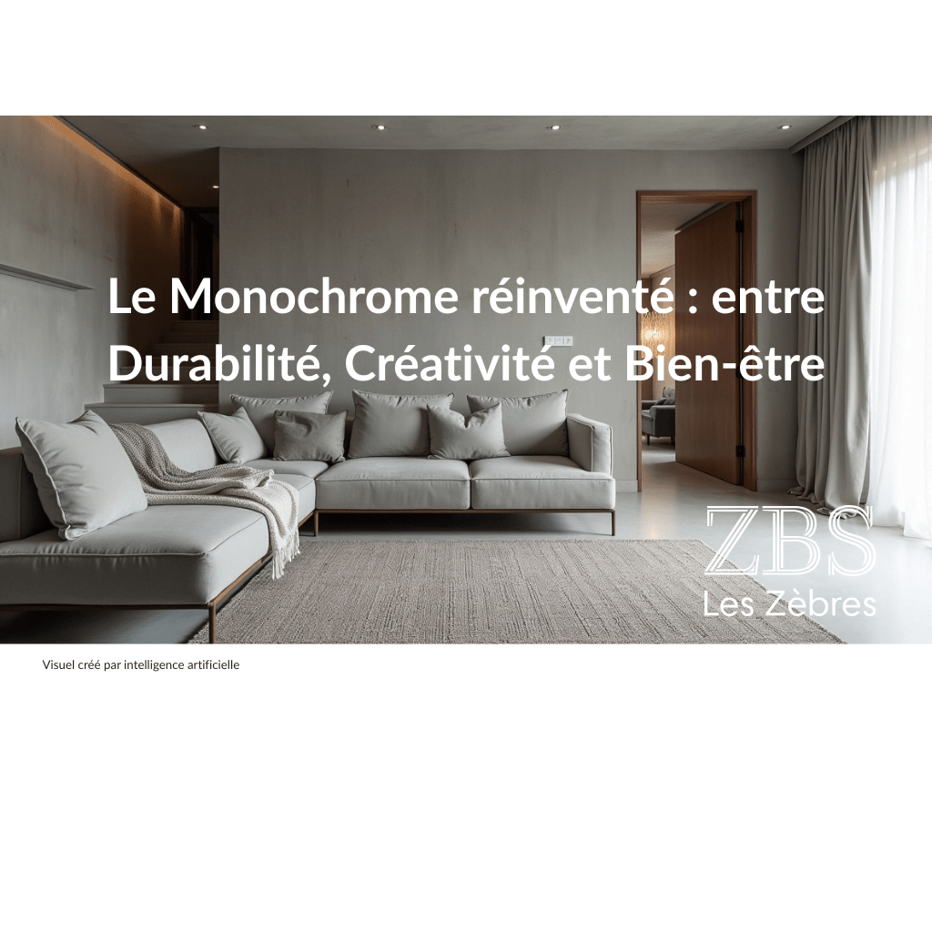 Le monochrome en décoration intérieure.